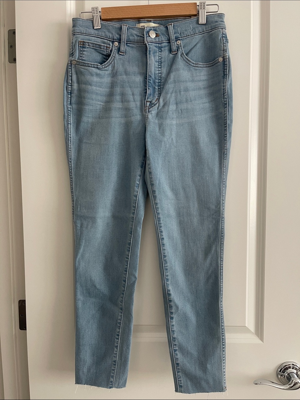 Madewell Light Blue Women's 10” High-Rose Skinny Crop Jeans 28